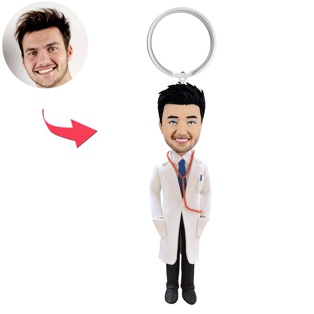 Personalized Custom Doctor Keychains - BobbleGifts