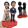 Personalized Indian Wedding Couple Bobbleheads