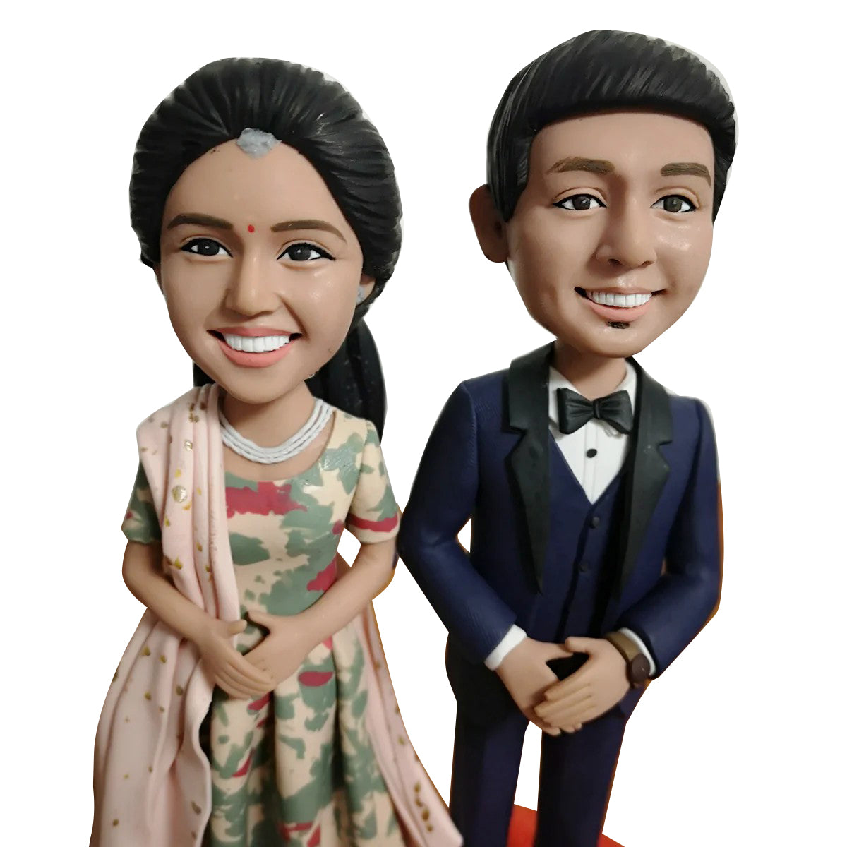 Personalized Indian Wedding Couple Bobbleheads