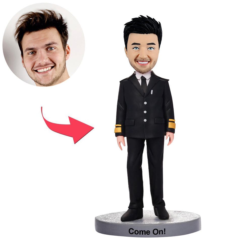 Custom Police Man Bobblehead Doll