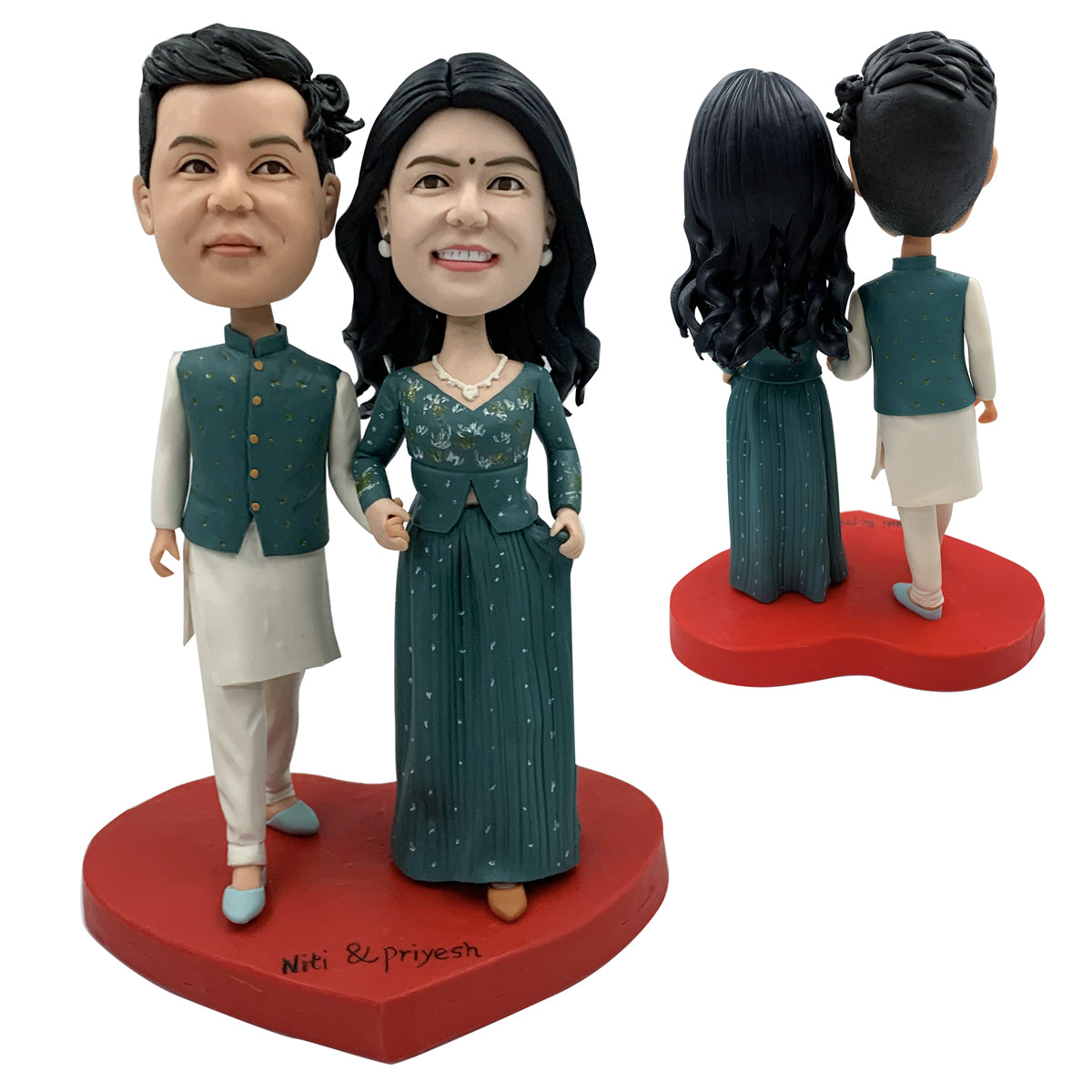 Custom Valentine Gift Couple Bobblehead