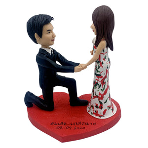 Custom Proposal Bobblehead Doll