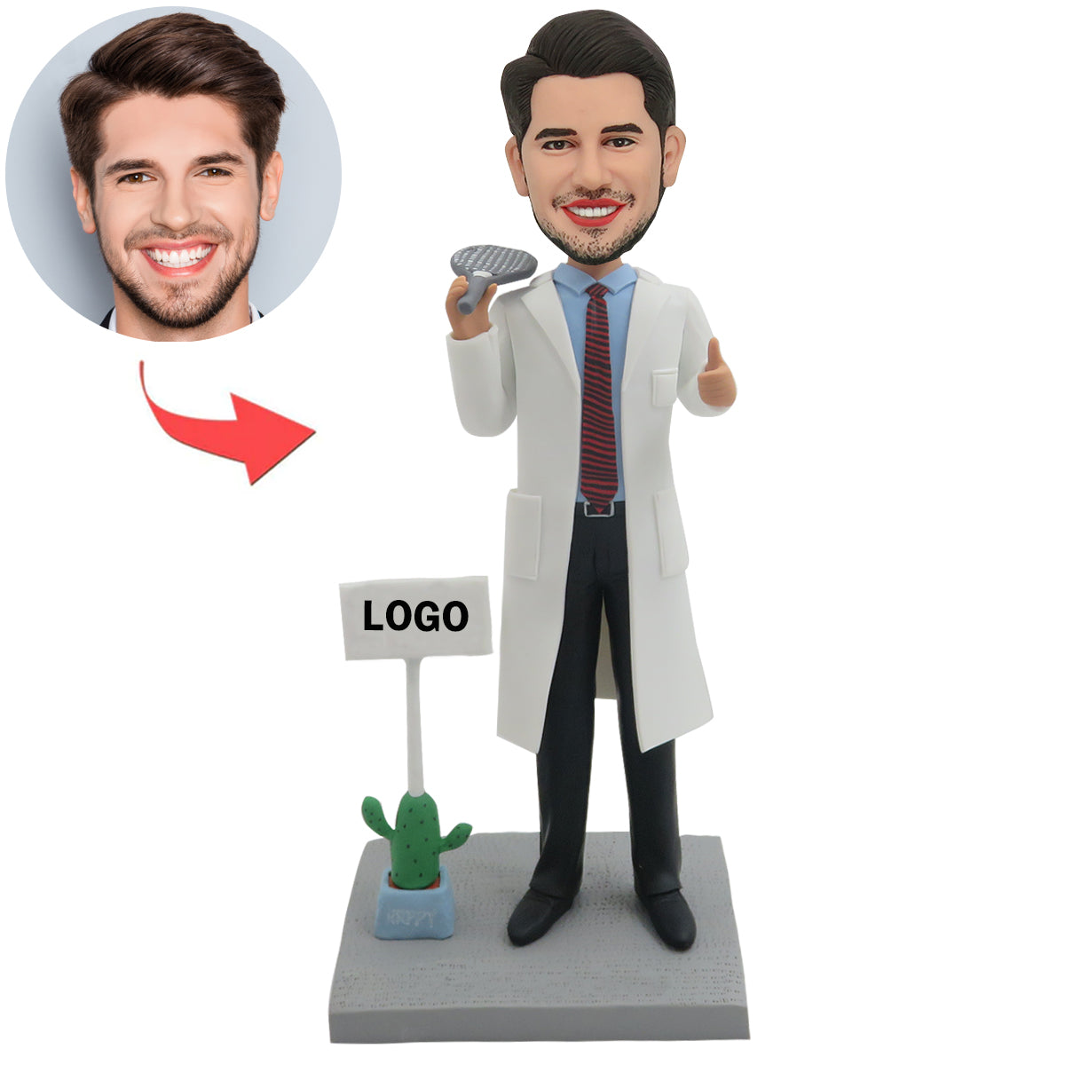 Custom Male Doctor Bobblehead As Gift Ideas