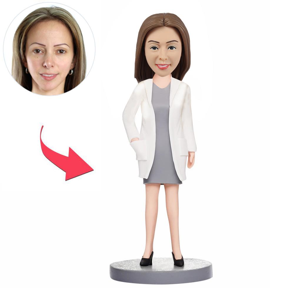 Female Doctor Bobblehead Doll - BobbleGifts