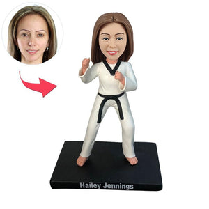 Custom Taekwondo Bobblehead Figurines