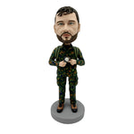 Camouflage Bobblehead for Soldier