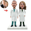 Custom Bobblehead for Super Doctor Couple