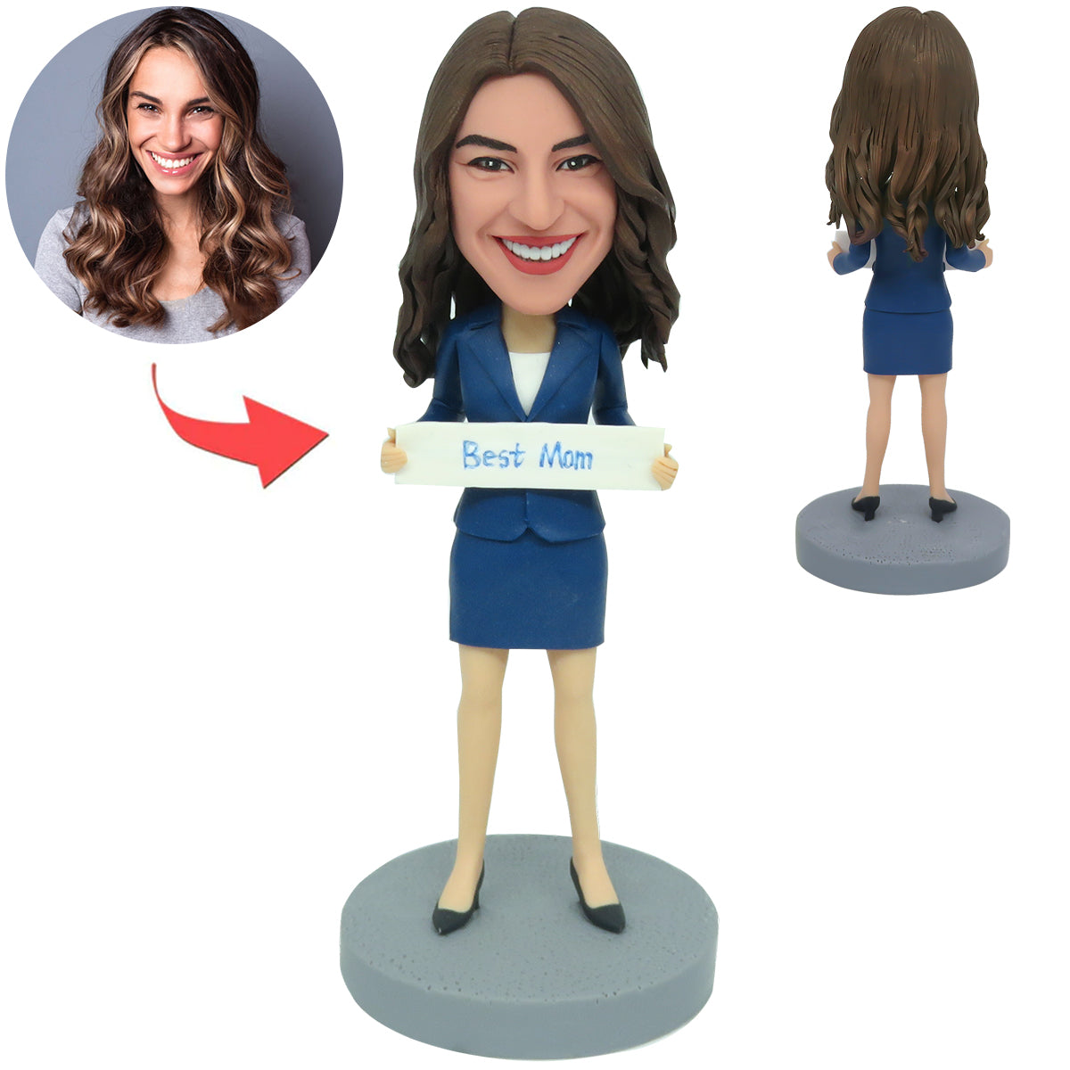 Custom Best Mom Bobblehead for Business Office