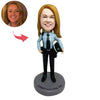 Custom Female Cop Bobblehead Figures